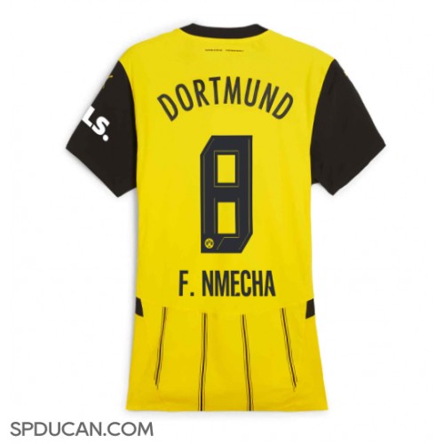 Zenski Nogometni Dres Borussia Dortmund Felix Nmecha #8 Domaci 2024-25 Kratak Rukav